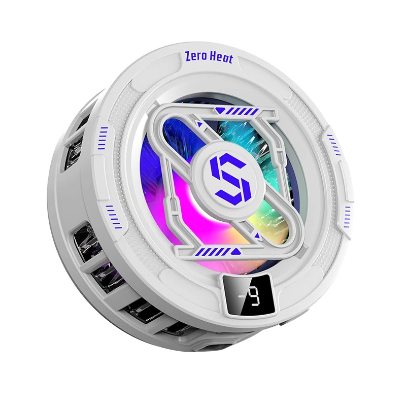 Esports Gaming Fan - 15W スタイリッシュな携帯電話クーラー、冷却ファン、超高速冷却、RGB 照明、最も人気のある携帯電話、ゲーム、eスポーツなどに対応。