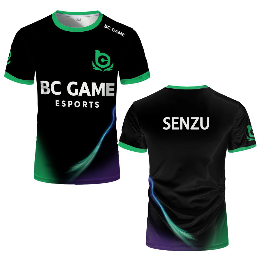 Esports Gaming T Shirt - シンプルセンズTシャツ BCゲームチームユニフォーム 2026 新CS2 eスポーツジャージ CSGOトレーニングプレーヤー