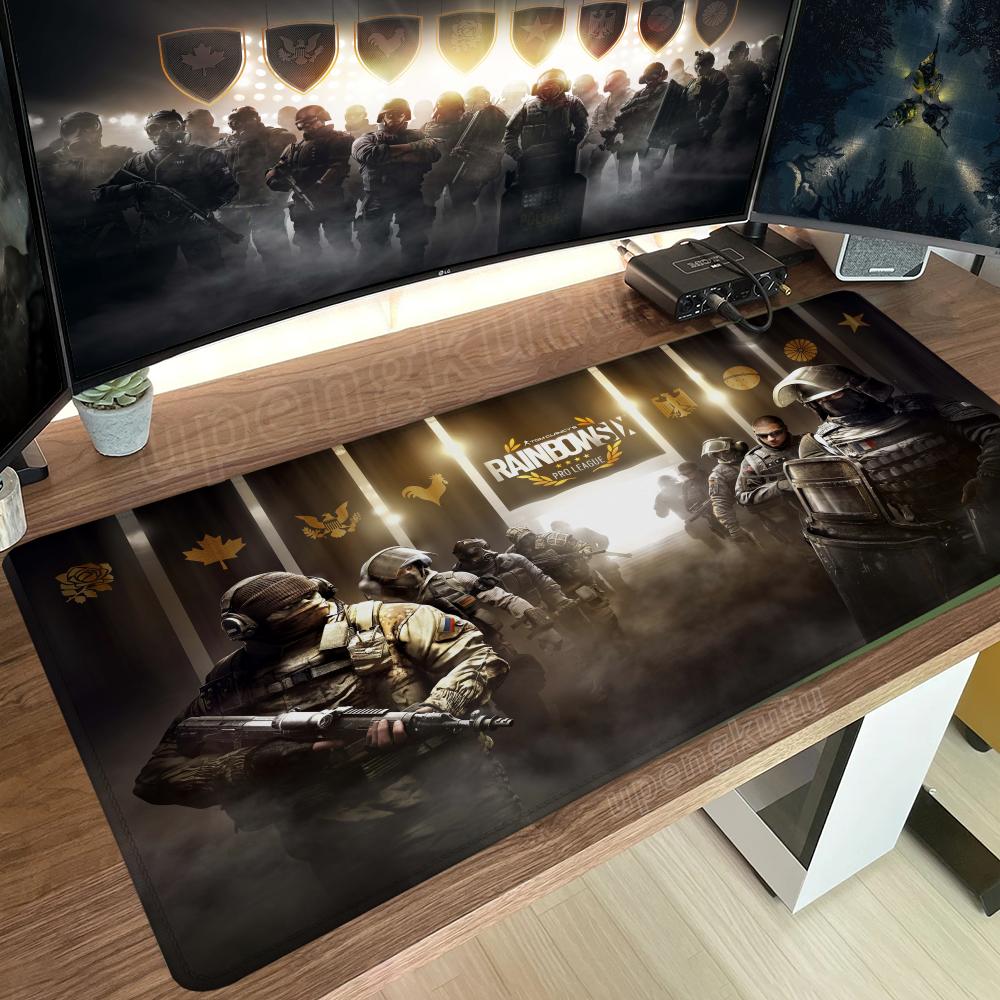 Esports Gaming Pcs - FPS ゲーム R6 R-Rainbow S_Six 80X40CM