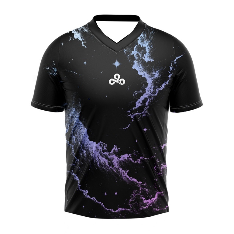 Esports Gaming Jersey - 2026年新作 Cloud9 Galaxy Nebula eスポーツジャージ ブラック