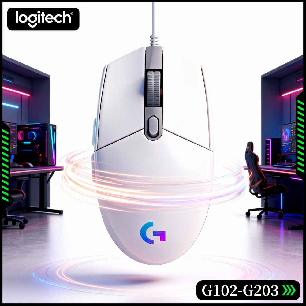 Esports Gaming Tournaments - ロジクール G102 有線ゲーミングマウス、HEROセンサー技術、RGB同期、eスポーツトーナメント向けメカニカルボタン