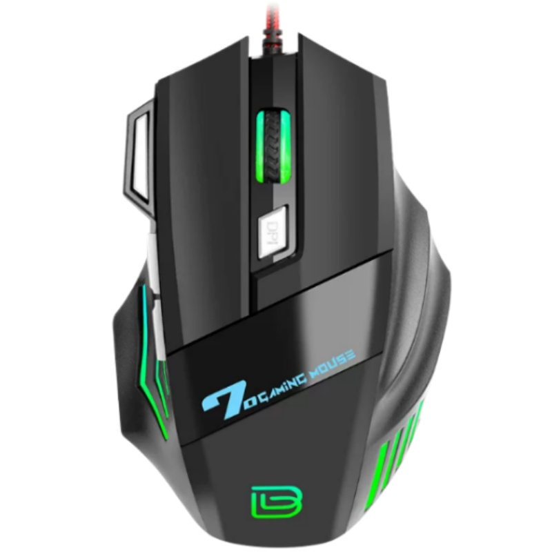 Esports Gaming Free Fire - BAJEAL G5 ゲーミングマウス バックライト付き 7D メカニカル