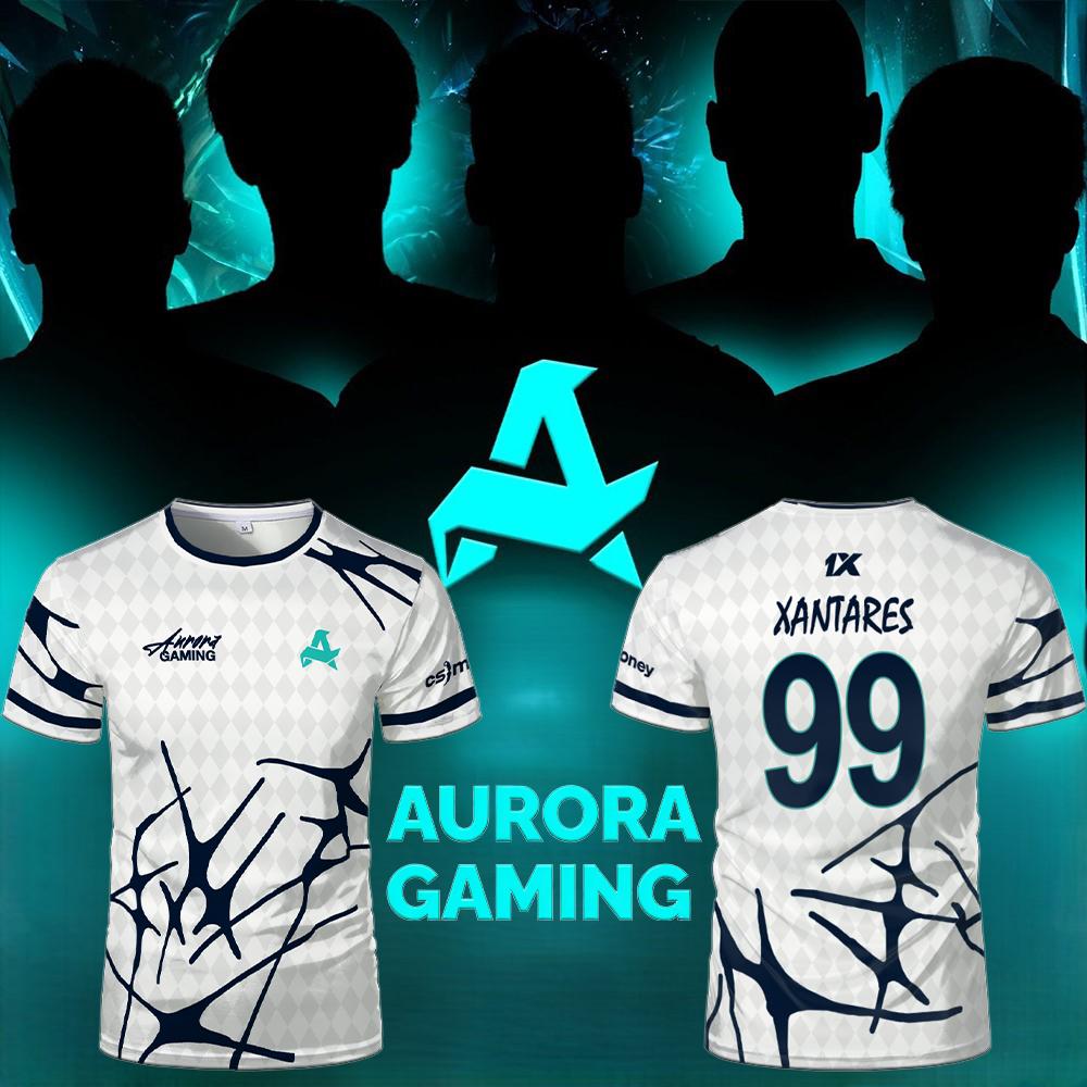 Esports Gaming Jersey - スポーツチーム オーロラ ゲーム ジャージー Tシャツ XANTARES