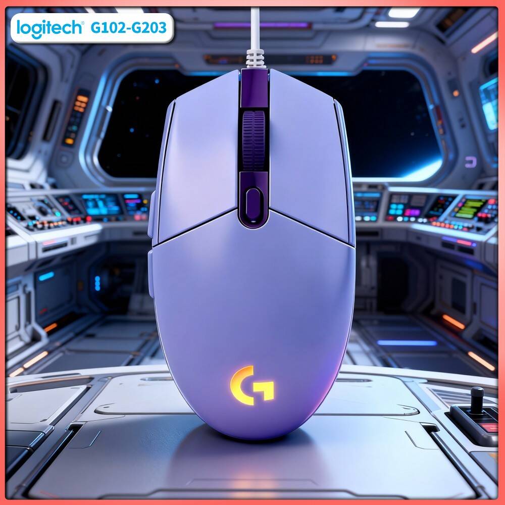 Esports Gaming Tournaments - ロジクール G102 ゲーミングマウス 2000万回のクリック耐久性 1680万色のRGBライト 6つのカスタムキー