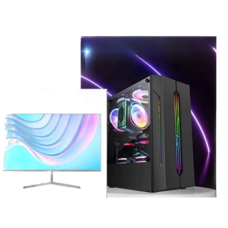 Esports Gaming Business - オフィスコンピューターデスクトップ組み立て機、家庭用i7ハイエンドゲーミングeスポーツ高解像度超薄型ビジネスキーボード