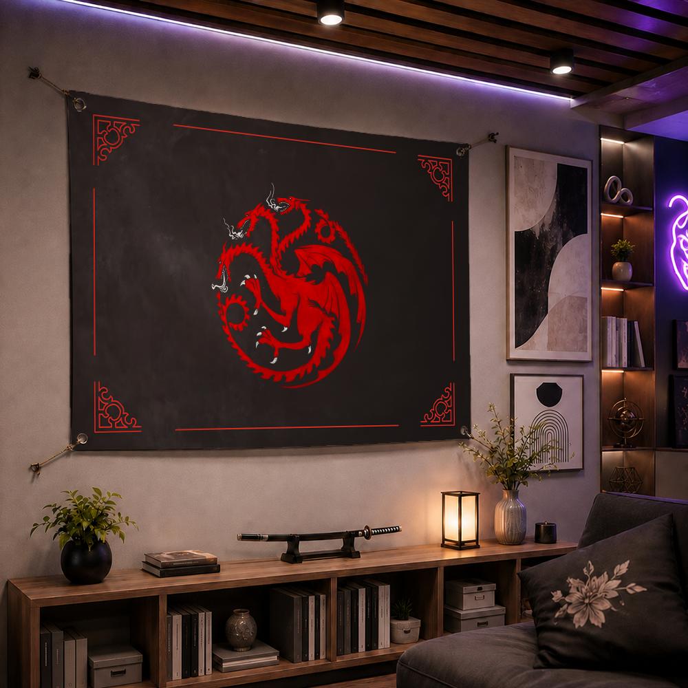 有名な一族 H-House TargaryenS フラッグ  - Esports Gaming House のレビューと価格