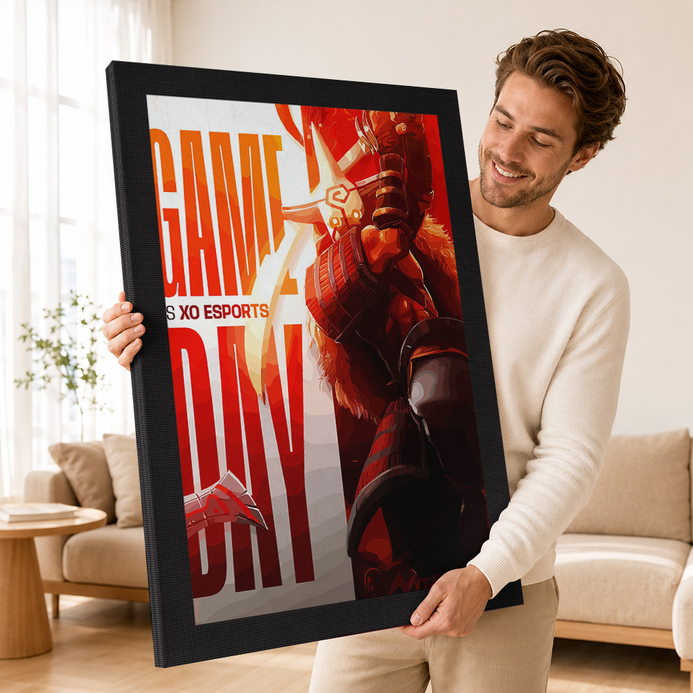 Game Day VS XO Esports フレーム付きキ - Esports Gaming Photo のレビューと価格