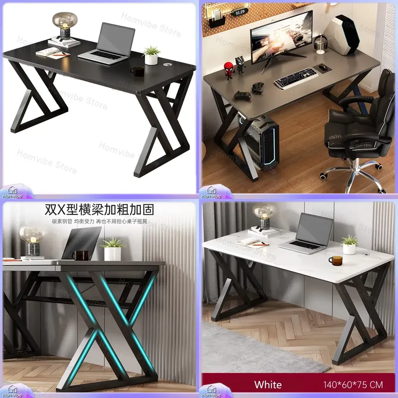 モダンミニマリストコンピューターデスク、ホームオフィス、ゲー - Esports Gaming Setup のレビューと価格