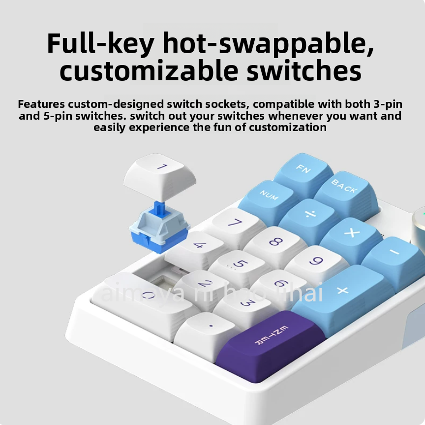 Kzzi K20 ミニキーパッド 3 モード Bluetoo - Esports Gaming Keyboard のレビューと価格