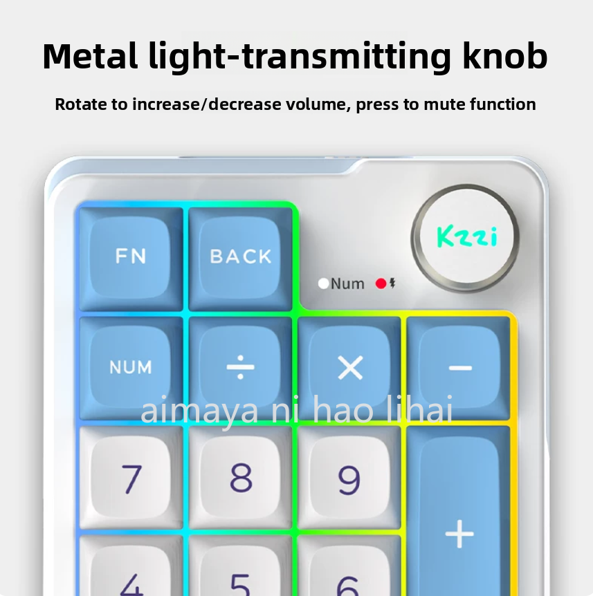 Kzzi K20 ミニキーパッド 3 モード Bluetoo - Esports Gaming Keyboard のレビューと価格