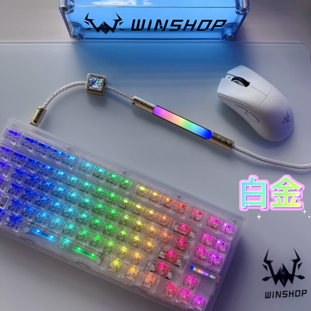 WINSHOP 1.5M ESports 8K 航空ケーブル - Esports Gaming Keyboard のレビューと価格