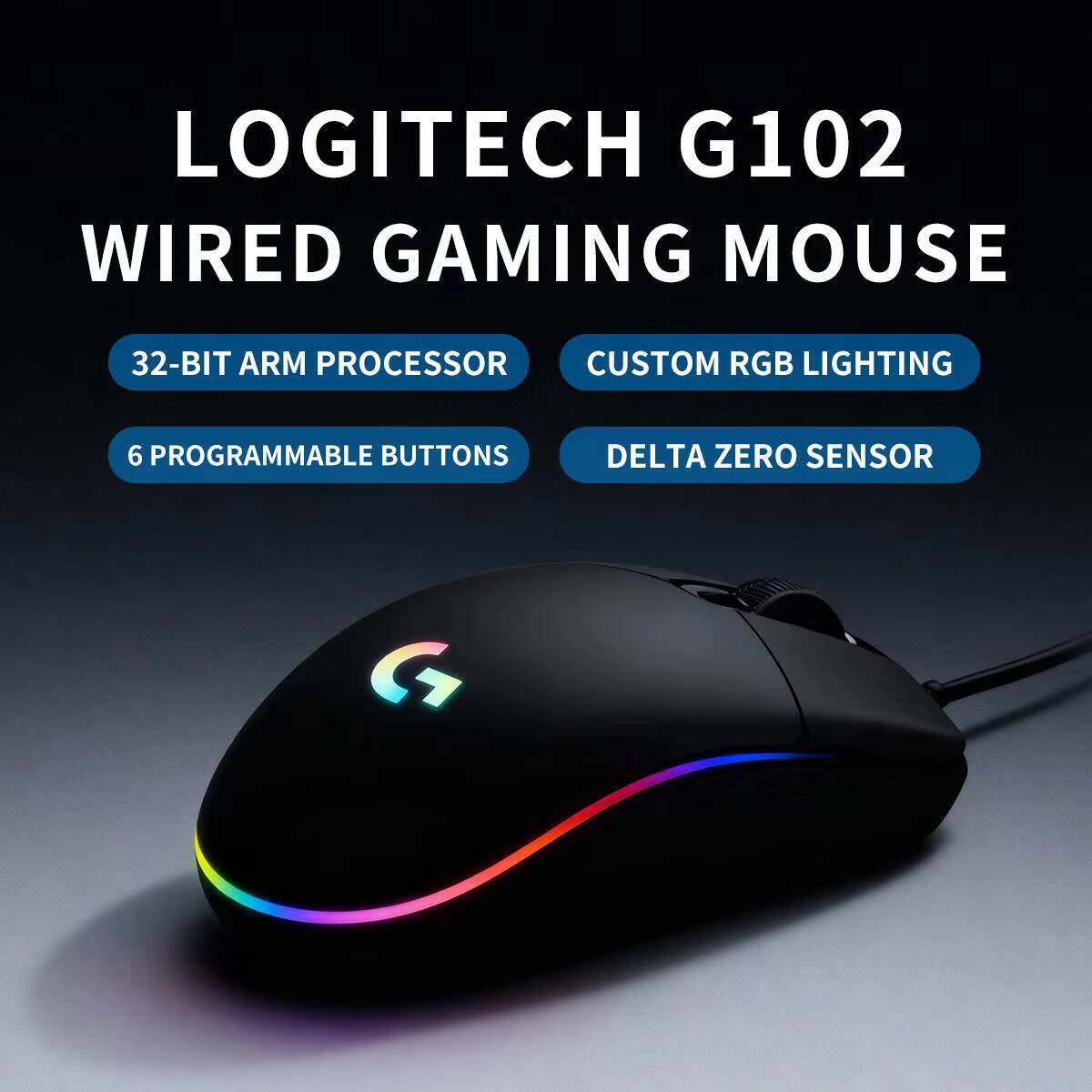ロジクール G102 ゲーミングマウス、2000万回のクリッ - Esports Gaming Tournaments のレビューと価格