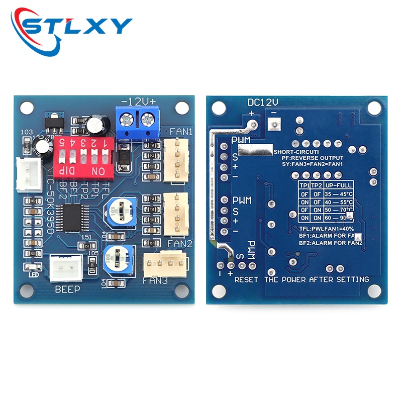 Stlxy 12V 5A PWM PC CPUファン温度制御 - Esports Gaming Fan のレビューと価格