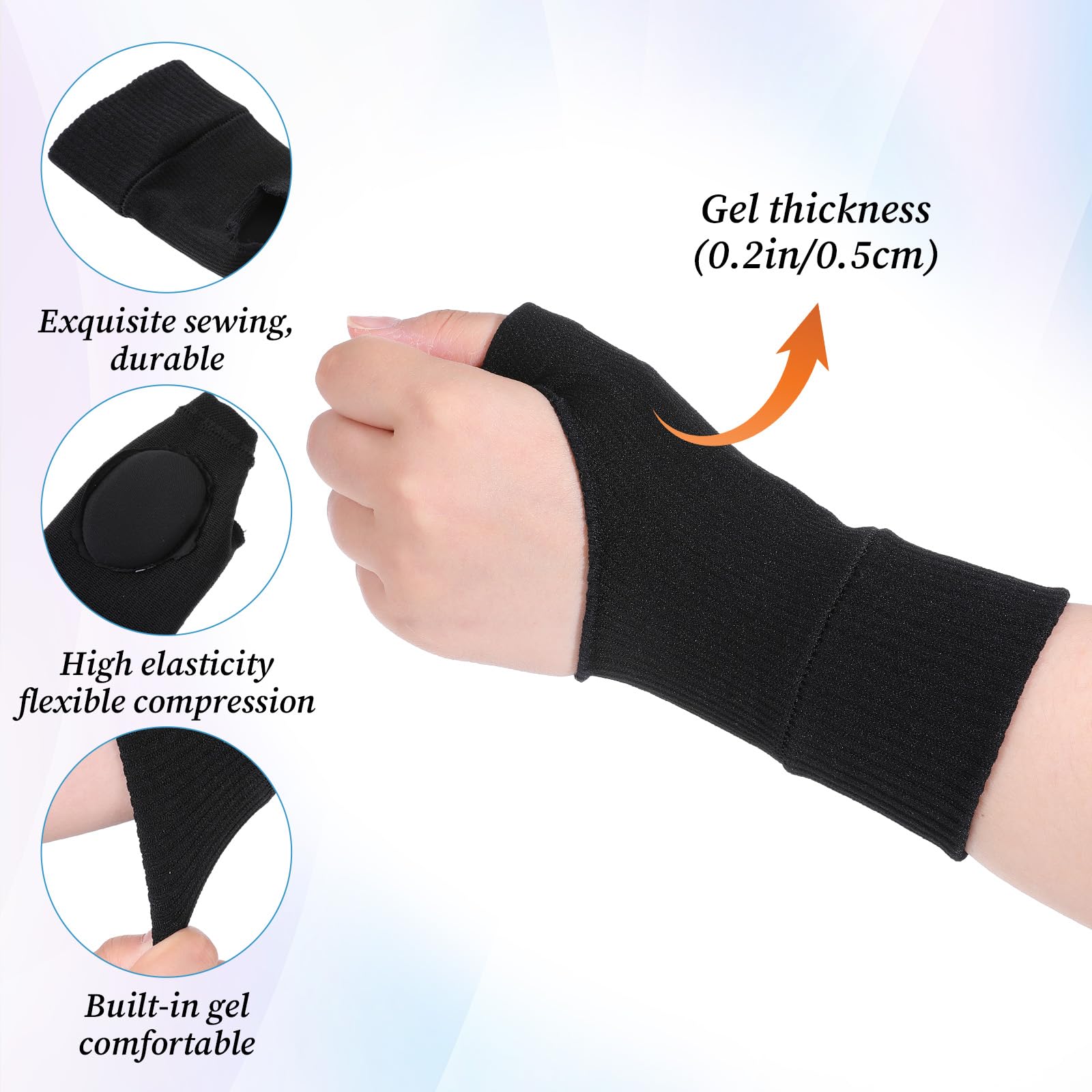 1/2/3組の圧縮リストグローブ、伸縮性があり通気性のある痛 - Esports Gaming Arm Sleeve のレビューと価格