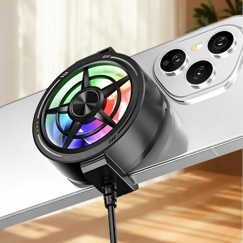 【C】クリップ式スマホ冷却ファン RGBライト USB給電式 - Esports Gaming Fan のレビューと価格