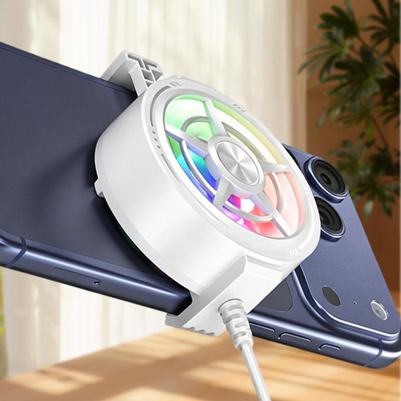 クリップ式スマホ冷却ファン 低騒音 RGBライト USB給電 - Esports Gaming Fan のレビューと価格