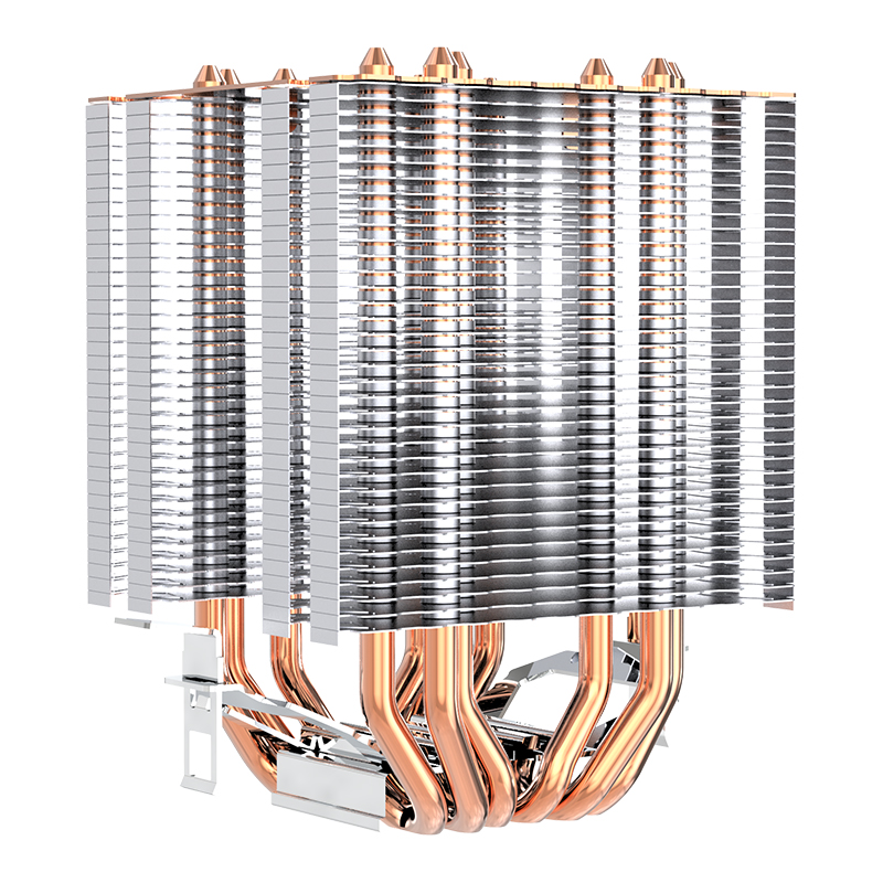 6 ヒートパイプ CPU クーラー 4Pin PWM PC  - Esports Gaming Fan のレビューと価格