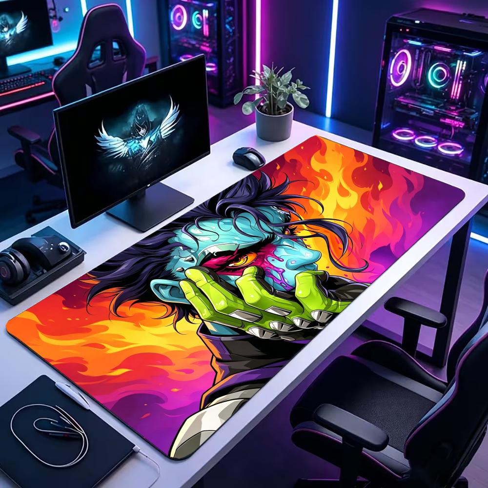 大型ゲーミングマウスパッドデスクマットキーボードパッドアニメ - Esports Gaming Free Fire のレビューと価格