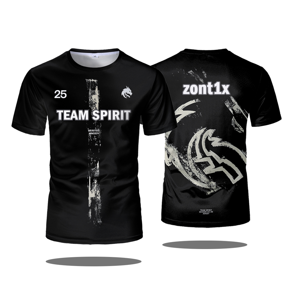 チームスピリット 2025 ニュージャージー CS2 E ス - Esports Gaming T Shirt のレビューと価格