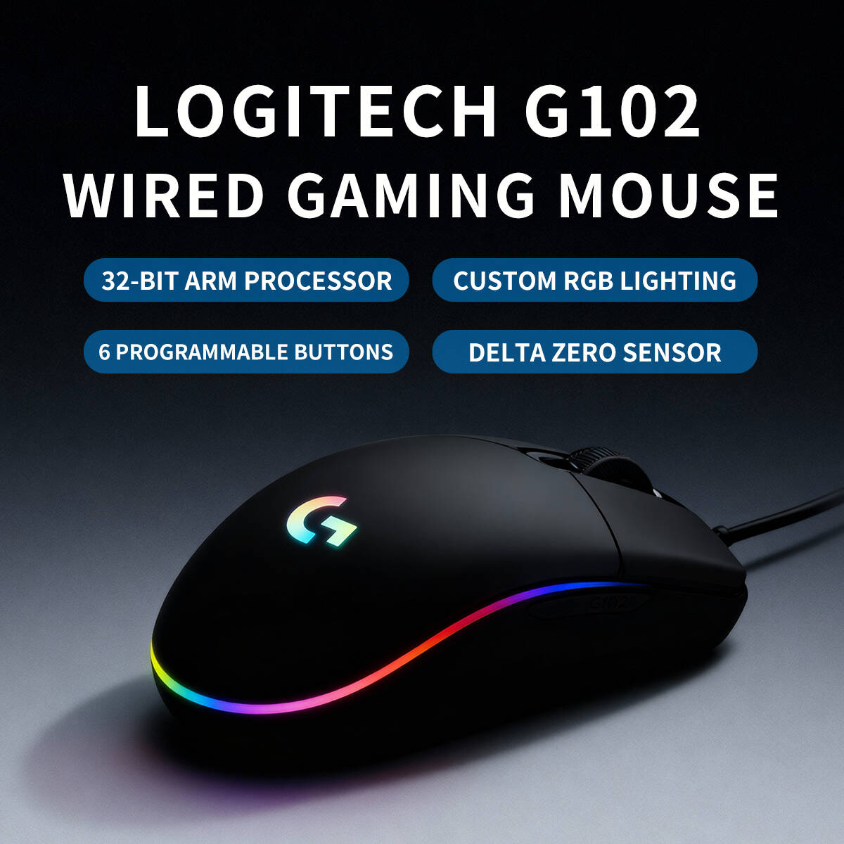 ロジクール G102 有線ゲーミングマウス HEROセンサー - Esports Gaming Tournaments のレビューと価格