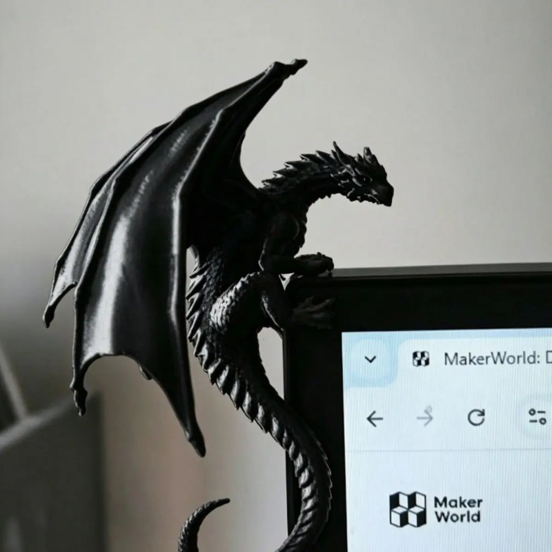 クールな寝そべるドラゴンの置物モニター装飾品、eスポーツセッ - Esports Gaming Setup のレビューと価格