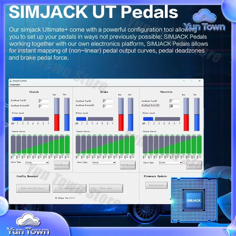 Simjack NEW UTペダル PCシミュレーター用 レ - Esports Gaming Setup のレビューと価格