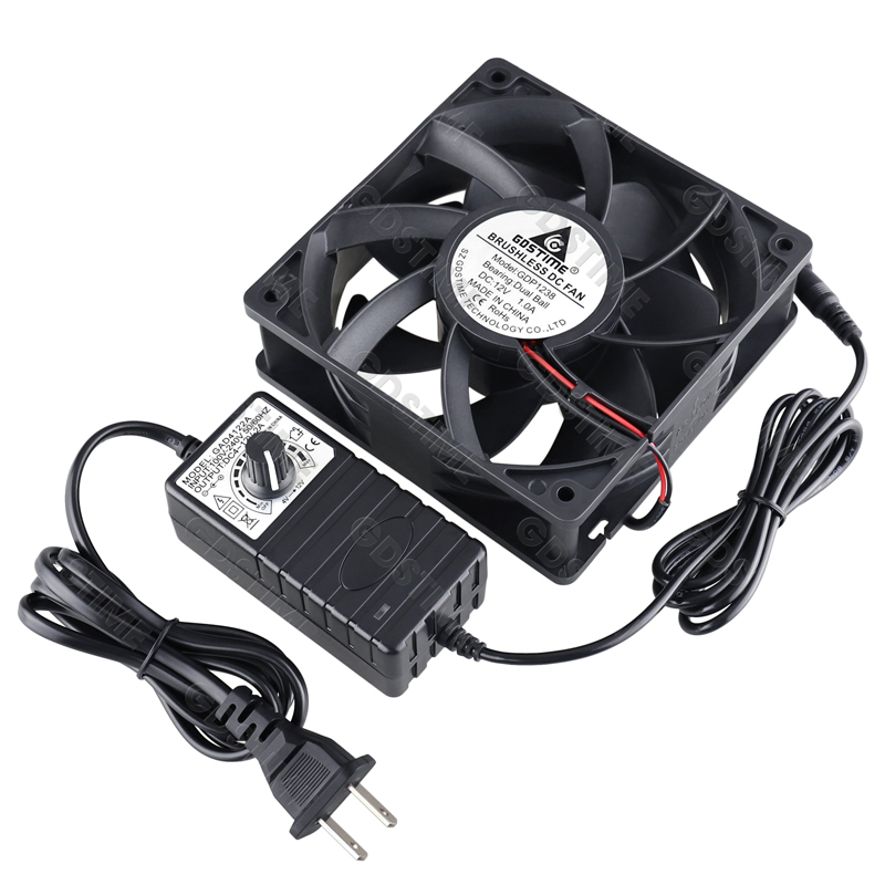 Gdstime 120mmファン 24V 12V 5V US - Esports Gaming Fan のレビューと価格