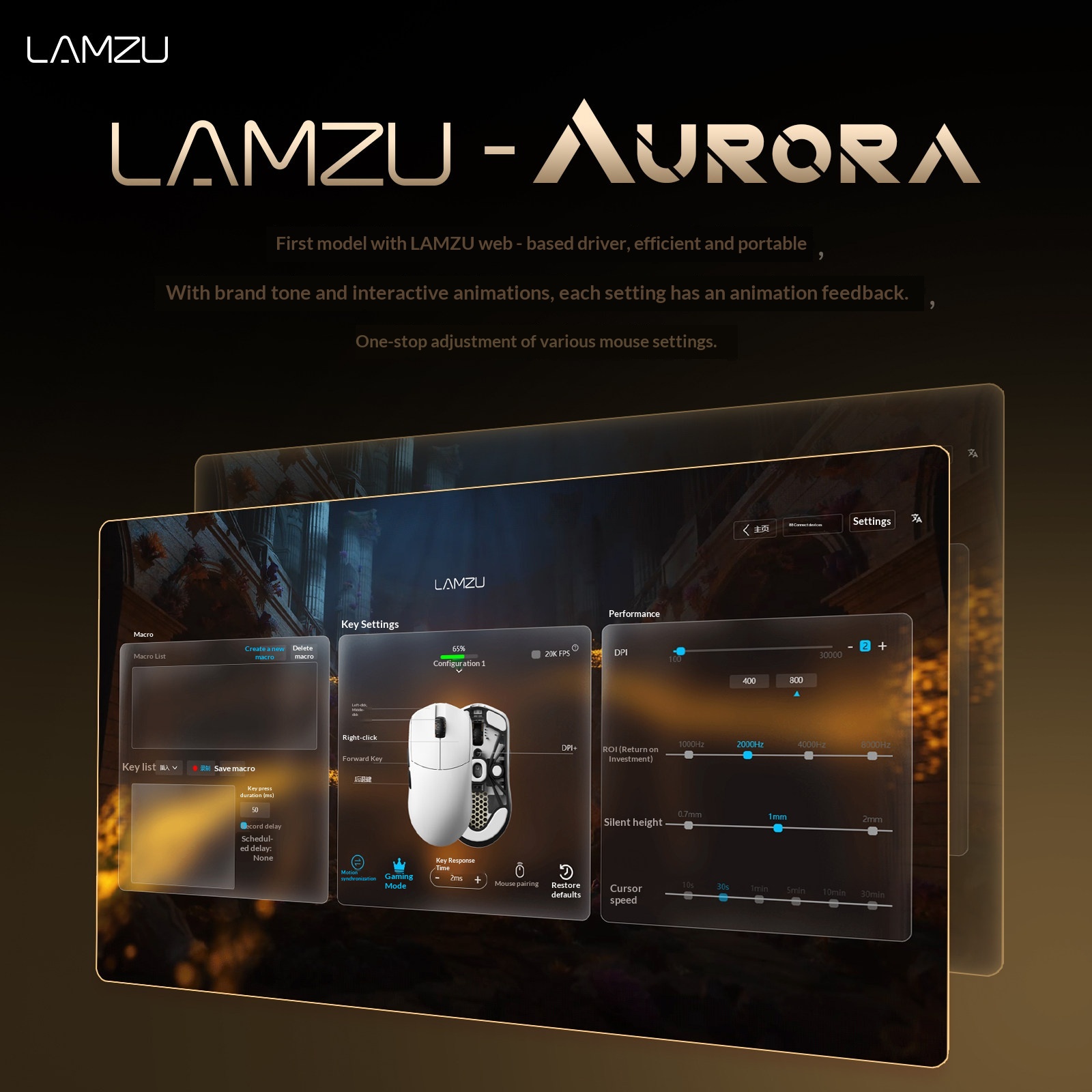 Lamzu Mayax 47g 超軽量ワイヤレスゲーミングマ - Esports Gaming Tournaments のレビューと価格