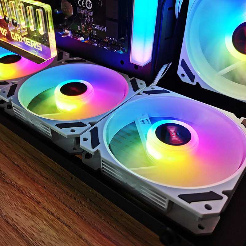 ARGB 120mmケースファン 5V 3PIN マザーボー - Esports Gaming Fan のレビューと価格