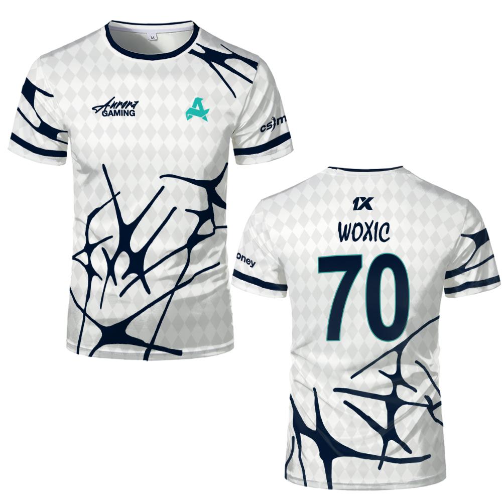 スポーツチーム オーロラ ゲーム ジャージー Tシャツ XA - Esports Gaming Jersey のレビューと価格