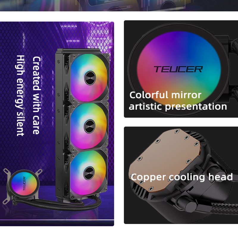 TEUCER AF-120 水クーラー 12 センチメートル - Esports Gaming Fan のレビューと価格