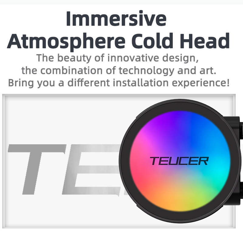 TEUCER AF-120 水クーラー 12 センチメートル - Esports Gaming Fan のレビューと価格