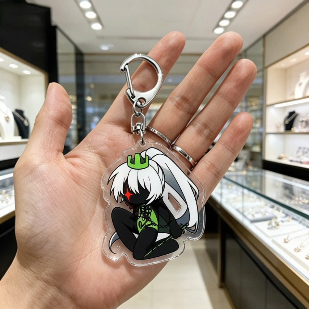 かわいい漫画ちびキーホルダーアクセサリーバッグチャーム怖いゲ - Esports Gaming Fan のレビューと価格