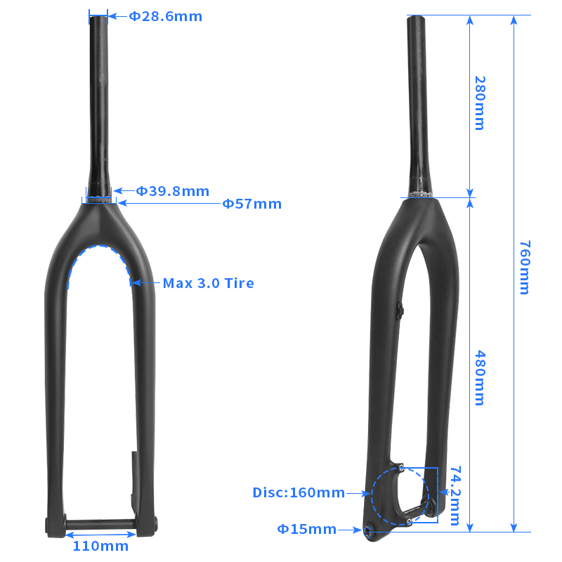 BXT フルカーボンMTBフォーク ブースト110*15mm - Esports Gaming Jersey のレビューと価格